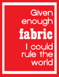 givenenoughfabric