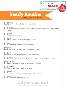 Yearly Routine