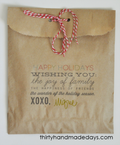 gift bag greeting