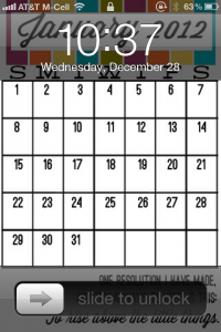 iphone lock screen