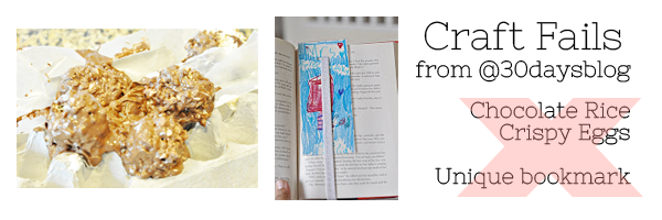 Craft Fails from @30daysblog