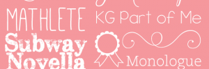 Favorite Free Fonts from @30daysblog