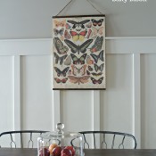 DIY butterfly art