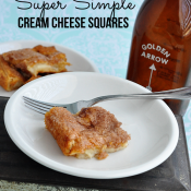 Super Simple Dessert- Cream Cheese Squares www.thirtyhandmadedays.com