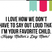 Mother's Day Card www.thirtyhandmadedays.com