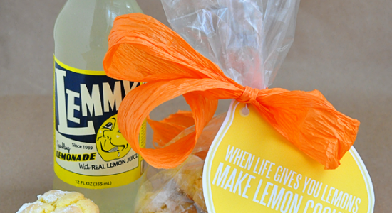 When life gives you lemons...make lemon cookies! + Printable www.thirtyhandmadedays.com