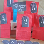 Creative Anniversary Idea using Printable Chalkboard Numbers www.thirtyhandmadedays.com
