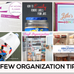 Organization Tips featured on www.thirtyhandmadedays.com