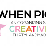 When Pigs Fly an organizing series from www.thirtyhandmadedays.com