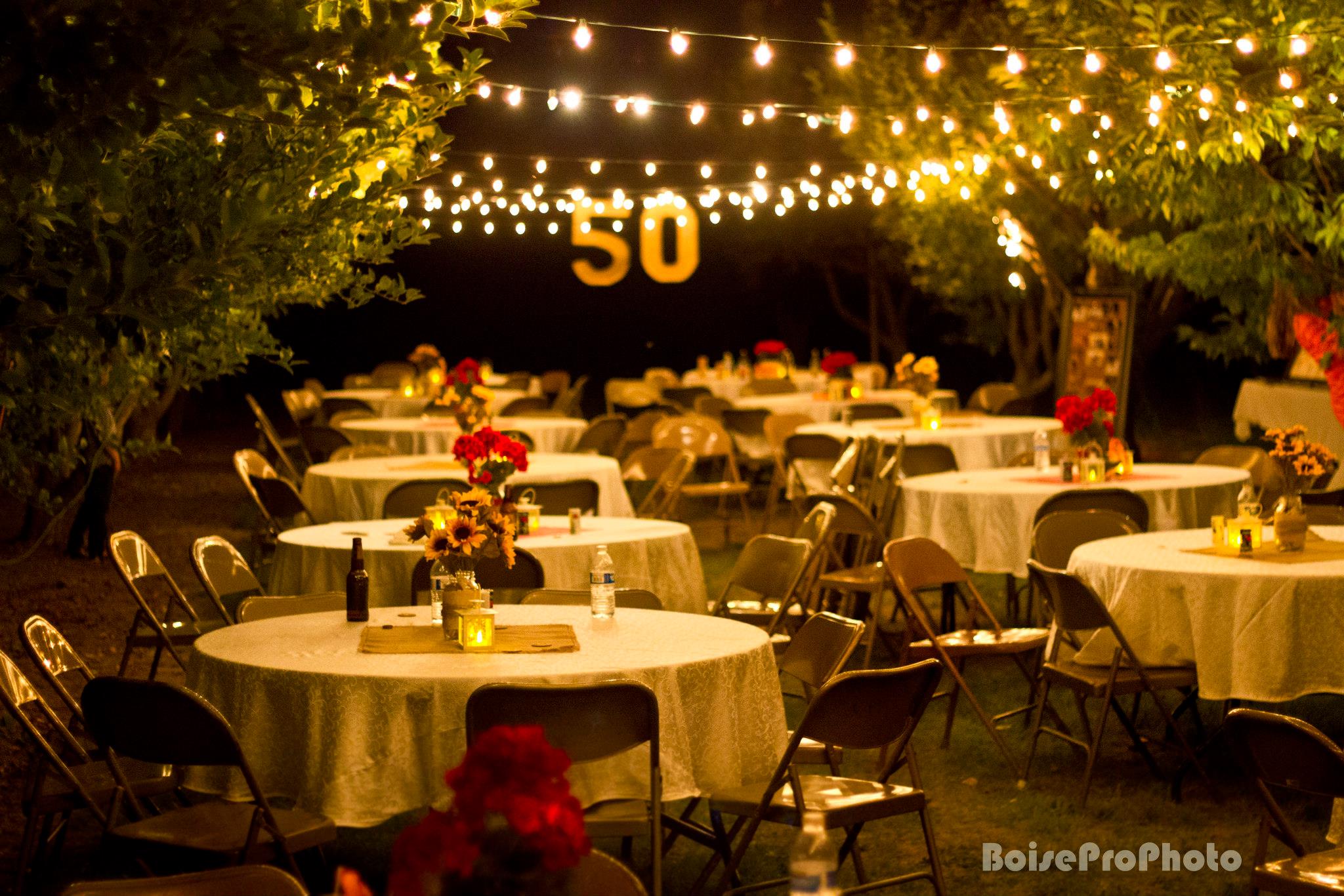 50th Wedding Anniversary Decoration Ideas