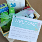 House guest Gift Ideas: Welcome to my home box with cute printable. Perfect to welcome any guest! www.thirtyhandmadedays.com