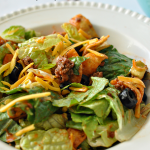Mom's Taco Salad- simple but delicious salad that's perfect for dinner www.thirtyhandmadedays.com