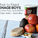 What to Feed Teenage Boys to Keep Them Full and Happy - 20+ tips, tricks and lunch ideas www.thirtyhandmadedays.com