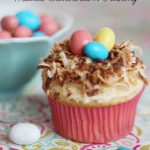Coconut Cupcakes with Malted Buttercream Frosting