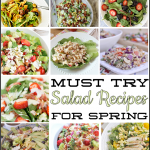 Amazing round up of must try Salad Recipes for spring! | Thirty Handmade Days