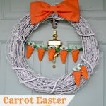 Carrot Easter Wreath