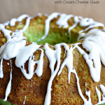 Light & delicious Pistachio Bundt Cake with Cream Cheese Glaze | Thirty Handmade Days