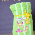 Awesome appliqued beach towel how to on www.thirtyhandmadedays.com