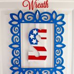 Patriotic Monogram Wreath