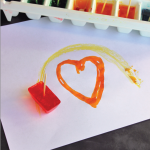 Kids Crafts: Painting with Ice! Super fun and easy project to do over the summer from 733 Blog.