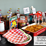 40 Bites! Kitchen themed birthday party with ideas, games, and printables included. | Thirty Handmade Days