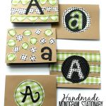 Handmade Monogram Stationary- Miss Lovie for ThirtyDaysBlog