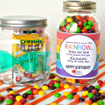 Cute gift idea- printable rainbow birthday tag