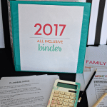 2017 All Inclusive Binder from Thirty Handmade Days