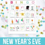 Holidays: Printable New Year's Eve BINGO Sheets! Help ring in the new year with these fun printables. thirtyhandmadedays.com