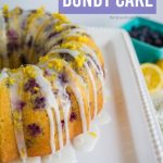 The best ever Lemon Blueberry Bundt Cake - perfect treat for Spring! www.thirtyhandmadedays.com