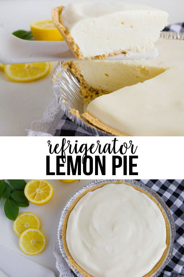Refrigerator Lemon Pie - the perfect dessert for a summer day! www.thirtyhandmadedays.com