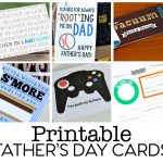 Printable Fathers Day Cards - download one (or all) of these cards.