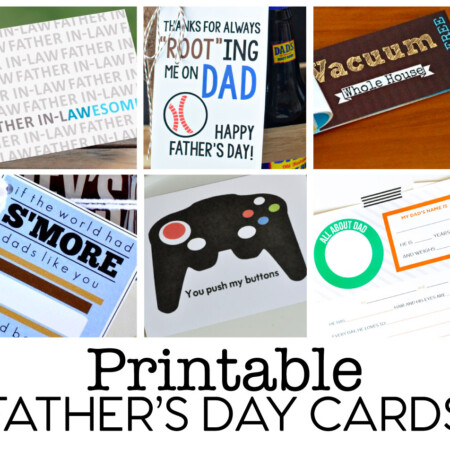 Printable Fathers Day Cards - download one (or all) of these cards.