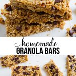 Homemade Granola Bars Recipe -way better than the store bought version. These taste amazing! via www.thirtyhandmadedays.com