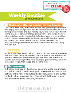 Weekly Routine Checklists