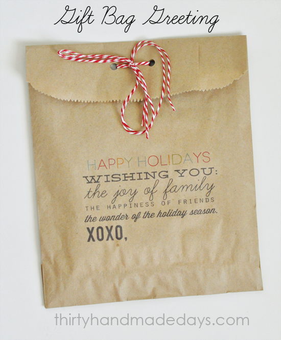 Handmade Gift Bags