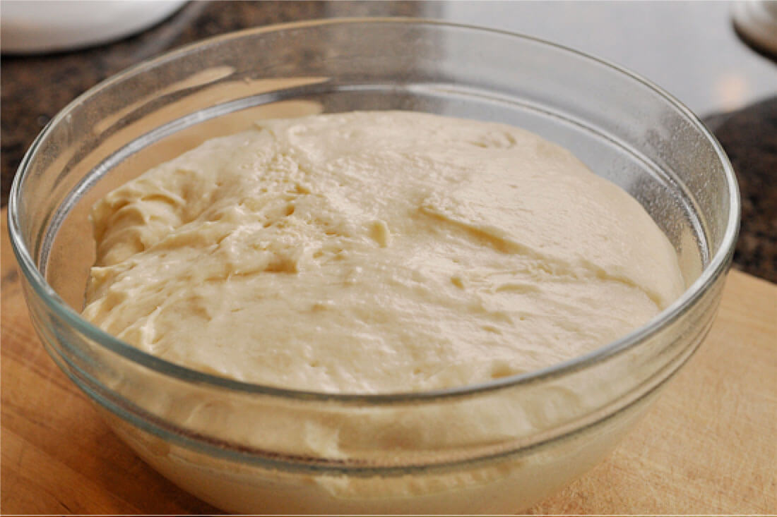 Cinnamon Sugar Breadsticks with Cream Cheese Frosting -step 1, making the dough