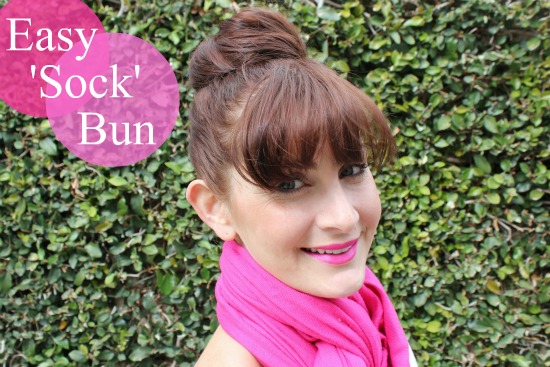 Easy Sock Bun Tutorial - learn how to make the perfect bun! 