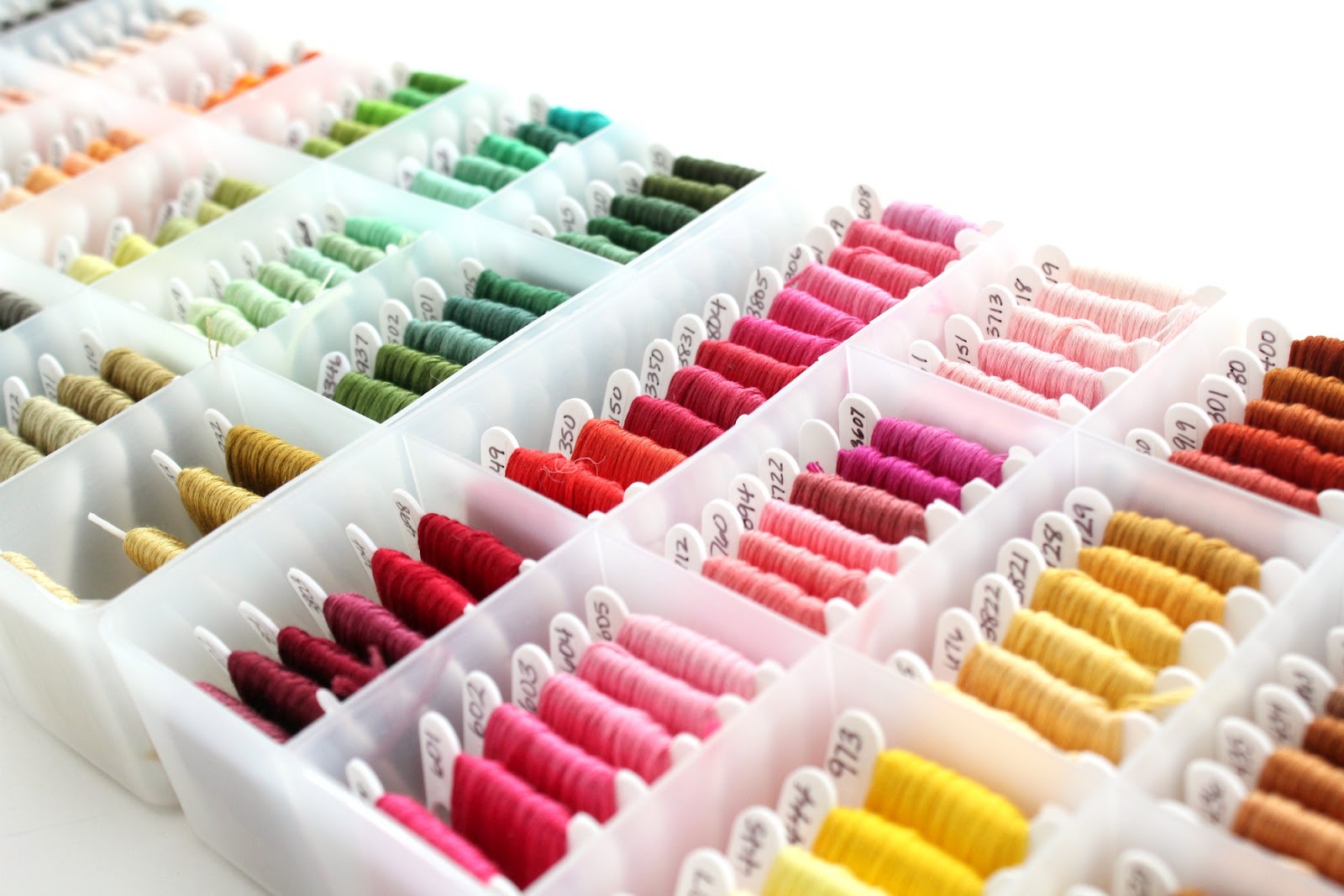 Embroidery Storage For Threads, Floss & More