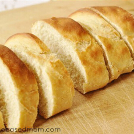 Quick French Bread- an easy and awesome recipe! via www.thirtyhandmadedays.com