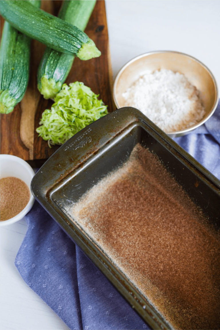 Zucchini Bread with Brown Sugar Topping