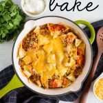 Beef Taco Bake - one of the easiest main dish recipes out there! www.thirtyhandmadedays.com