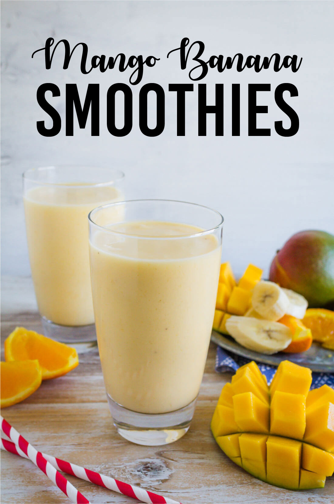 Super easy smoothie recipe to make - how to make a mango smoothie! www.thirtyhandmadedays.com