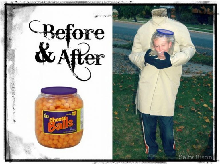 DIY Costume How to make a Jar Head!