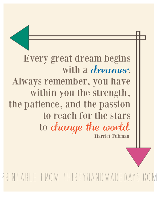 Dream Quote Printable