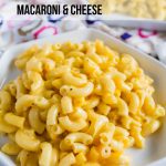 Food and drink: Baked Macaroni and Cheese - the best way to make mac and cheese. Simple main dish recipe!