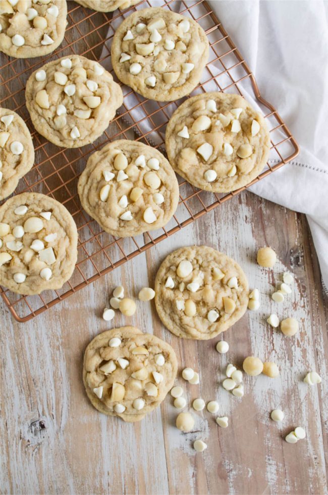 White Chocolate Macadamia Nut Cookies