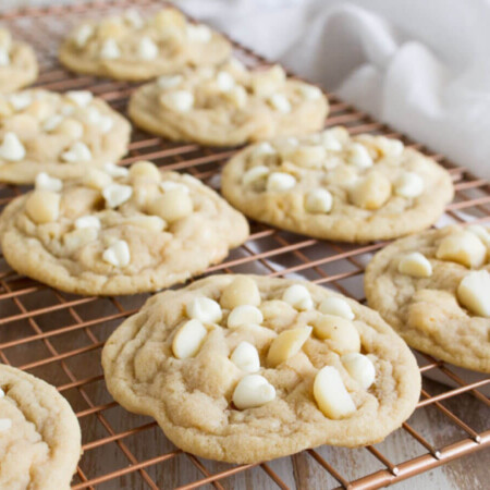 You won't find a better White Chocolate Chip Macadamia Nut Cookies recipe - rich and sweet, these will knock you off your feet.