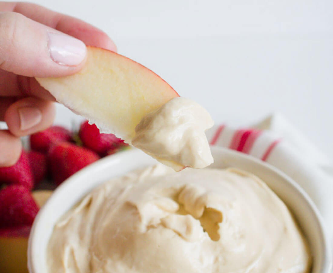 Creamy Caramel Apple Dip - a family favorite dip for fruit. 
