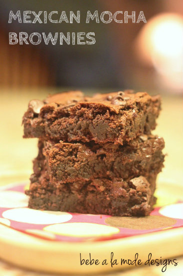 Mexican Mocha Brownies